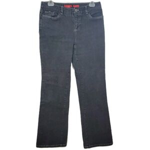 Aline Jeans Womens Size 4 Black Ankle Flare Stretch